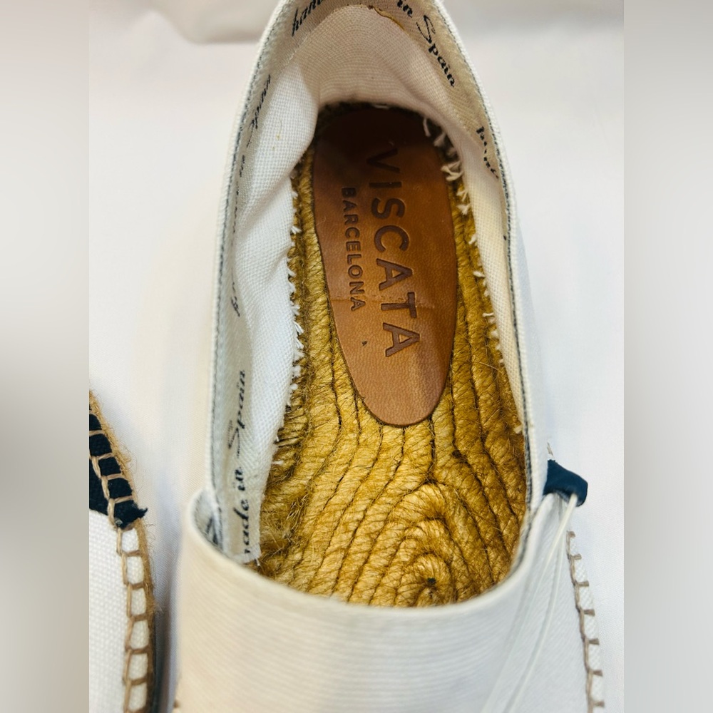 Viscata White and Black Espadrilles Slip On
New Without Box - Picture 4 of 7